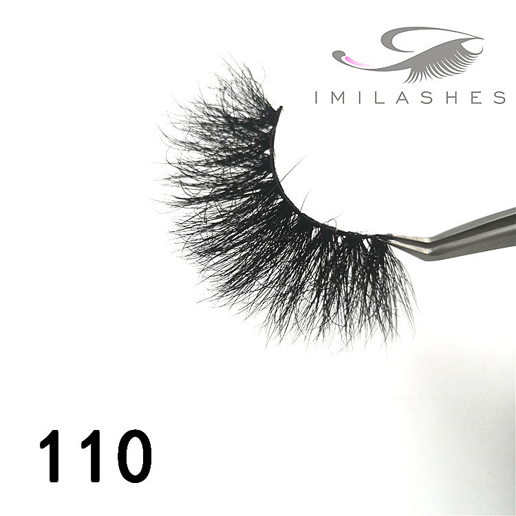25mm real mink lashes eyes with long eyelashes - A